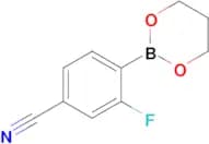 4-(1,3,2-Dioxaborinan-2-yl)-3-fluorobenzonitrile