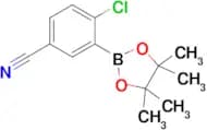 2-Chloro-5-cyanophenyl boronic acid pinacol ester