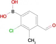 2-Chloro-4-formyl-3-methylphenylboronic acid