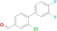 2-Chloro-3',4'-difluoro-[1,1'-biphenyl]-4-carbaldehyde
