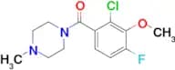 (2-Chloro-4-fluoro-3-methoxyphenyl)(4-methylpiperazin-1-yl)methanone