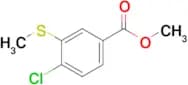 Methyl 4-chloro-3-(methylthio)benzoate