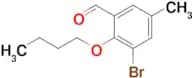 3-Bromo-2-butoxy-5-methylbenzaldehyde