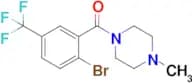 (2-Bromo-5-(trifluoromethyl)phenyl)(4-methylpiperazin-1-yl)methanone