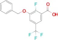 3-(Benzyloxy)-2-fluoro-5-(trifluoromethyl)benzoic acid