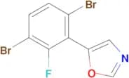 5-(3,6-Dibromo-2-fluorophenyl)oxazole