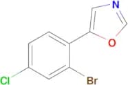 5-(2-Bromo-4-chlorophenyl)-1,3-oxazole