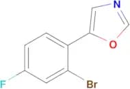 5-(2-Bromo-4-fluorophenyl)-1,3-oxazole