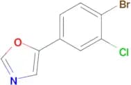 5-(4-Bromo-3-chlorophenyl)-1,3-oxazole