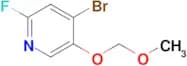 4-Bromo-2-fluoro-5-(methoxymethoxy)pyridine