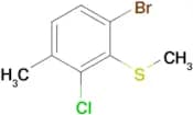 1-Bromo-3-chloro-4-methyl-2-(methylthio)benzene