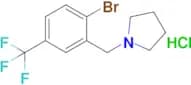 1-[[2-Bromo-5-(trifluoromethyl)phenyl]methyl]-pyrrolidine hydrochloride