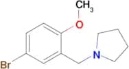1-(5-Bromo-2-methoxy-benzyl)-pyrrolidine