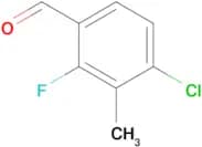 4-Chloro-2-fluoro-3-methylbenzaldehyde