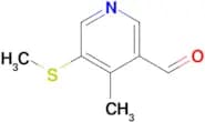 4-Methyl-5-(methylthio)nicotinaldehyde