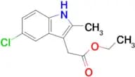Ethyl 2-(5-chloro-2-methyl-1H-indol-3-yl)acetate