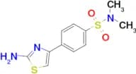 4-(2-Aminothiazol-4-yl)-N,N-dimethylbenzenesulfonamide
