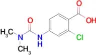 2-Chloro-4-[(dimethylcarbamoyl)amino]benzoic acid