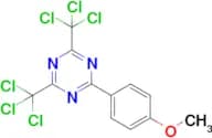 2-(4-Methoxyphenyl)-4,6-bis(trichloromethyl)-1,3,5-triazine