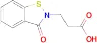 3-(3-Oxo-2,3-dihydro-1,2-benzothiazol-2-yl)propanoic acid