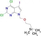 2,4-Dichloro-5-iodo-7-{[2-(trimethylsilyl)ethoxy]methyl}-7H-pyrrolo[2,3-d]pyrimidine