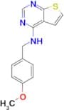 N-[(4-methoxyphenyl)methyl]thieno[2,3-d]pyrimidin-4-amine