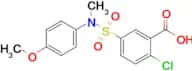 2-Chloro-5-[(4-methoxyphenyl)(methyl)sulfamoyl]benzoic acid