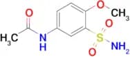 N-(4-Methoxy-3-sulfamoylphenyl)acetamide
