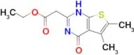 Ethyl 2-{5,6-dimethyl-4-oxo-1H,4H-thieno[2,3-d]pyrimidin-2-yl}acetate