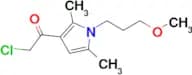 2-Chloro-1-[1-(3-methoxypropyl)-2,5-dimethyl-1h-pyrrol-3-yl]ethan-1-one
