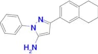1-Phenyl-3-(5,6,7,8-tetrahydronaphthalen-2-yl)-1h-pyrazol-5-amine