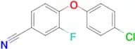 4-(4-Chlorophenoxy)-3-fluorobenzonitrile