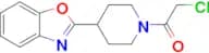 1-[4-(1,3-benzoxazol-2-yl)piperidin-1-yl]-2-chloroethan-1-one
