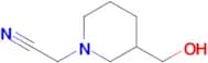 2-(3-(Hydroxymethyl)piperidin-1-yl)acetonitrile