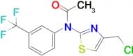 N-[4-(chloromethyl)-1,3-thiazol-2-yl]-n-[3-(trifluoromethyl)phenyl]acetamide