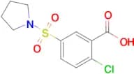 2-Chloro-5-(pyrrolidine-1-sulfonyl)benzoic acid