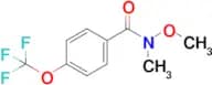 N-Methoxy-n-methyl-4-(trifluoromethoxy)benzamide