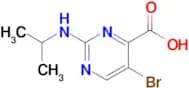 5-Bromo-2-(propan-2-ylamino)pyrimidine-4-carboxylic acid