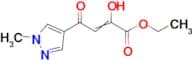 Ethyl 2-hydroxy-4-(1-methyl-1H-pyrazol-4-yl)-4-oxobut-2-enoate