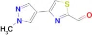 4-(1-Methyl-1h-pyrazol-4-yl)-1,3-thiazole-2-carbaldehyde