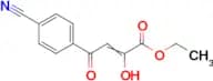 Ethyl 4-(4-cyanophenyl)-2-hydroxy-4-oxobut-2-enoate