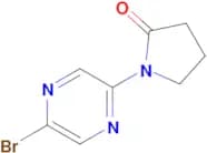 1-(5-Bromopyrazin-2-yl)pyrrolidin-2-one