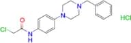 N-[4-(4-benzylpiperazin-1-yl)phenyl]-2-chloroacetamide hydrochloride