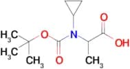 2-{[(tert-butoxy)carbonyl](cyclopropyl)amino}propanoic acid