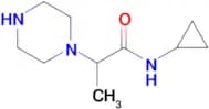 N-Cyclopropyl-2-(piperazin-1-yl)propanamide