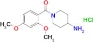 1-(2,4-Dimethoxybenzoyl)piperidin-4-amine hydrochloride