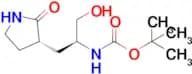 Tert-Butyl ((S)-1-hydroxy-3-((S)-2-oxopyrrolidin-3-yl)propan-2-yl)carbamate