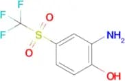 2-Amino-4-((trifluoromethyl)sulfonyl)phenol