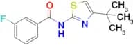 N-(4-(tert-Butyl)thiazol-2-yl)-3-fluorobenzamide