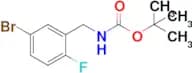 Tert-butyl n-[(5-bromo-2-fluorophenyl)methyl]carbamate